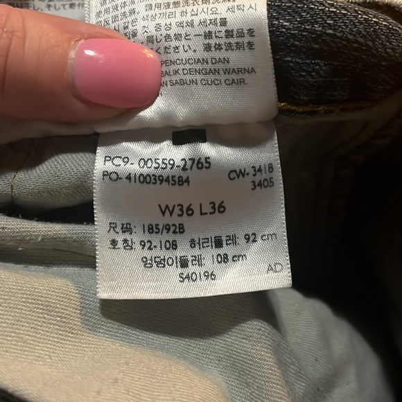 559™ RELAXED STRAIGHT LEVI’S® FLEX MEN'S JEANS size 36/36 medium wash - Picture 8 of 10